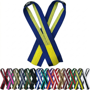 Nouvelles sangles de levage robustes pour la musculation, le soulevé de terre, la force athlétique et l'entraînement Strongman – Sangles antidérapantes avec support pour les poignets - Product Image 1