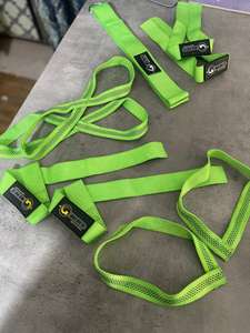 Ensemble Combo de Bandes de Poignet en Néoprène et Élastiques en Forme de 8 et Sangles de Musculation à Haute Extensibilité pour l'Entraînement - Product Image 5