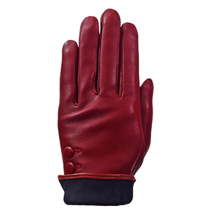 Gants de toilette en cuir de mouton de luxe, doux et confortables, chauds pour l'hiver, pour le cyclisme, le ski, compatibles écran tactile, écologiques, style classique et formel - Product Image 6