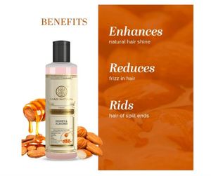 Khadi ครีมนวดผมจากน้ำผึ้งธรรมชาติและอัลมอนด์สำหรับการควบคุมครีมนวดผมสมุนไพรสำหรับผมร่วงเพื่อสุขภาพผม - Product Image 2