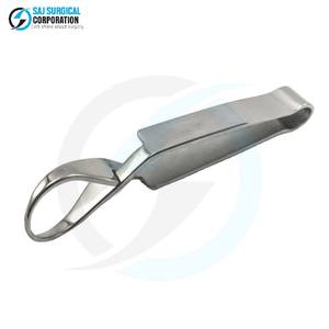 Pince à serviette chirurgicale manuelle Jones en acier inoxydable, certifiée CE, haute qualité pour un drapage sécurisé en salle d'opération - Product Image 2