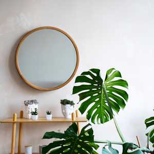 Miroir mural en bois moderne Orion Handicraft, cadre en bois naturel, décoratif, fait main, écologique, durable, décoration intérieure, miroir de chambre - Product Image 3