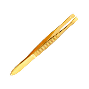 Pinzas profesionales para cejas con punta de agarre fuerte, pinzas de belleza para depilación de cejas y rostro, herramienta profesional - Product Image 1