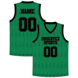 Uniforme de Baloncesto de Alta Calidad, Jersey de Baloncesto Personalizado para Equipo, Ropa Deportiva de Malla, Diseño Retro Reversible, para Hombres, Mujeres y Jóvenes, OEM - Product Image 1