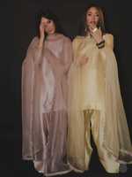 Tenues indiennes pakistanaises Farshi Shalwar Kameez en tissu de soie, vêtements formels, robes décontractées unies pour femmes, haute qualité