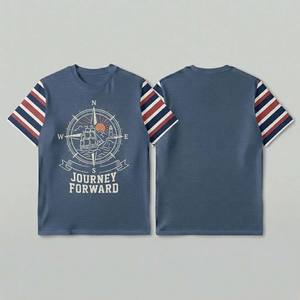 Camiseta Clásica Americana con Estampado Gráfico para Hombre, Camiseta de Algodón de Manga Corta, Ropa Vintage de Verano, Camisetas para Hombre - Product Image 4