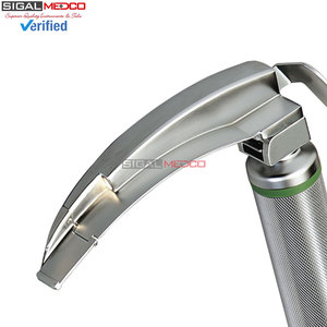 Set de Laringoscopio Manual de Fibra Óptica de Acero Inoxidable Alemán, de Alta Calidad, con Certificación CE, para Uso Hospitalario en Cirugía General, Duradero - Product Image 6