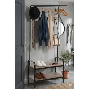 Organizador de Entrada y Perchero Todo en Uno con Almacenamiento para Zapatos - Product Image 4