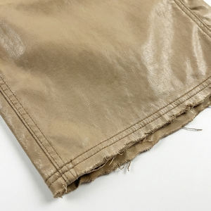 Shorts Unisex de Diseño, Color Negro Sólido, Cintura Elástica, Estilo Cuero, Cargo, Streetwear, Hip Hop, Urban, Maluza Industries - Product Image 5