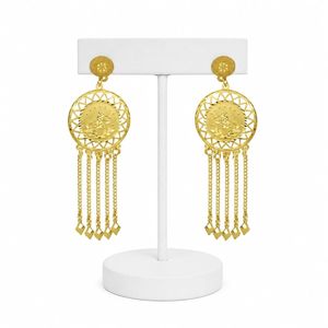 Wholesale 14K 18K 24K <b>Gold</b> Plated African & Turkish Design <b>Earrings</b>, Arab Middle East <b>Dangle</b> <b>Earrings</b>, Fashion <b>Dangle</b> <b>Earrings</b>. - Product Image 1