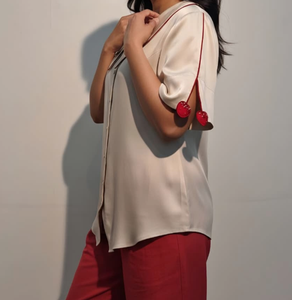 Most Selling Giza Cotton Half Sleeve Shirt for Women Comfortable & Lightweight Shirts for Daily & Casual Wear Bulk India Export - Product Image 6
