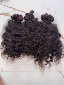 Extensiones de Cabello Humano Indio Virgen 100% Sin Procesar de un Solo Donante, Venta al Por Mayor - Product Image 2