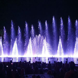 Fontaine musicale flottante dansante en acier inoxydable pour extérieur - Product Image 2