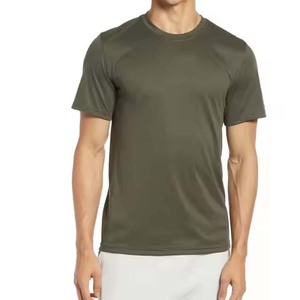 T-shirt en coton, impression personnalisée de t-shirts, t-shirt uni homme col rond noir pour impression, meilleure qualité pour logos personnalisés - Product Image 3