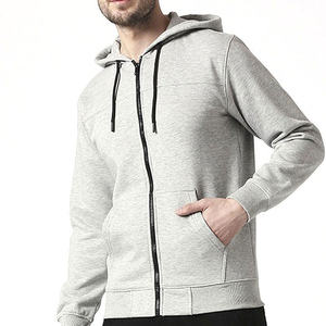 Sudadera con Capucha Moderna para Hombre, con Cierre, Cómoda, Estilo Urbano, para Uso Diario, con Estampado Personalizado, de Invierno, 100% Algodón Felpa - Product Image 3