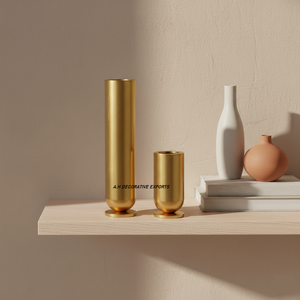 Jarrón de Aluminio Ecológico para Bodas, Acabado Plateado, Moderno, Minimalista, Alto, de Metal, para Flores, de Lujo, para Hogar, Hotel, Oficina, Interior - Product Image 6