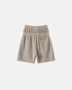 Pantalones Cortos de Pana para Hombre, Cintura Alta, Color Sólido, Cintura Elástica, Diseño Casual Transpirable con Bolsillos, Ajuste Cómodo, Estilo Deportivo - Product Image 6