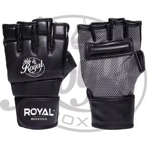 ถุงมือ MMA หนัง PU คุณภาพสูง ทนทาน บุฟองน้ำหลายชั้น สำหรับคิกบ็อกซิ่ง มวยไทย ฝึกซ้อม - Product Image 1