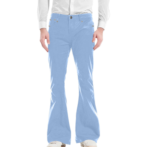 Pantalones Acampanados de Forro Polar Transpirable Personalizados para Mujer, Pantalones Casuales de Campana, Marca Personalizada para Pedidos al por Mayor de Moda de Boutique - Product Image 3
