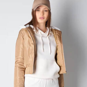 Econex Sports 2025, chaqueta vaquera ajustada para mujer con etiqueta personalizada, ropa de calle vaquera azul, abrigos de moda de doble botonadura - Product Image 4