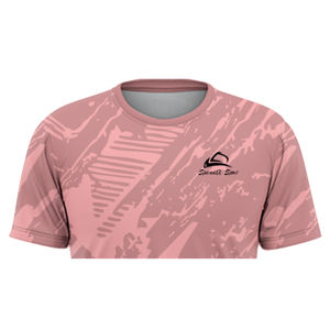 เสื้อยืดโอเวอร์ไซส์ผ้าฟลีซโพลีเอสเตอร์ 100% สำหรับผู้ชาย ย้อมสีแบบ Garment Dyed สั่งทำโลโก้ได้ ระบายอากาศ แห้งเร็ว รับผลิตแบบ OEM/ODM - Product Image 6