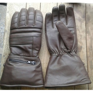 Top qualité noir couleur nouveau style hiver en cuir véritable moto gants imperméables pour hommes prix de gros USA 2023 - Product Image 6