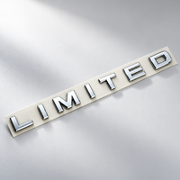 Badge Emblème de Voiture 3D ABS Chromé Universel de 11 Pouces en Gros, Édition Limitée, Moulé sous Pression, Lavable à l'Eau, Personnalisable en Gros