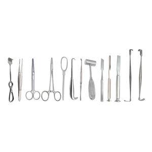 Ensemble d'instruments chirurgicaux en acier inoxydable, autoclavables, réutilisables, manuels, pour chirurgie osseuse, certifiés CE par Dentavex - Product Image 5