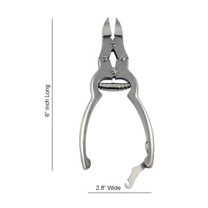 ที่ตัดเล็บเท้าสำหรับเล็บขบหนา แบบมืออาชีพ สำหรับงานหนัก  ที่ตัดเล็บเท้าสำหรับผู้เชี่ยวชาญด้านเท้า  วัสดุเกรดผ่าตัด ทำจากสแตนเลส ใช้ได้กับเล็บมือ - Product Image 4