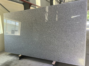 Azulejos de pared y suelo de losa de granito gris claro blanco natural cortados a medida y pulidos con aspecto de mármol esmaltado - Product Image 3