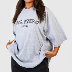 T-shirts décontractés surdimensionnés pour femmes, respirants, infroissables, personnalisables, de haute qualité, 100 % coton, manches courtes, col rond, tricotés - Product Image 1