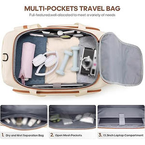 Bolsa Deportiva de Gimnasio, Bolsa de Viaje con Compartimento Separado para Zapatos, para Entrenamiento y Ejercicio - Product Image 6