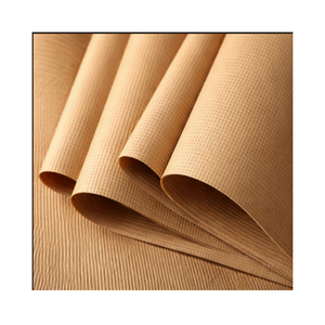 Vente exclusive de papier kraft côtelé recyclable de qualité standard, haute résistance à la déchirure, 40-80 GSM, disponible en grande quantité - Product Image 1