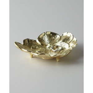 Round Shape High Grade Gold Plated <b>Prime</b> Quality Metal Framed With Glass Mirror Food Items And <b>Chocolates</b> Serving Bowls - Product Image 3