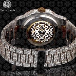 Luxury Men's <b>Mechanical</b> <b>Watch</b> Stainless Steel Bracelet 43mm Round Case Sapphire Crystal Dial Tourbillon Feature Folding Clasp - Product Image 4