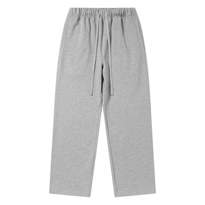 Heavyweight <b>Oversized</b> Cotton Custom Wide Leg Men Men's Joggers Baggy <b>Sweatpants</b> - Product Image 1
