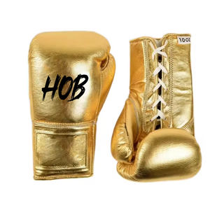 Gants d'entraînement imprimés pour la compétition MMA, gants de boxe en cuir PU confortables et imperméables pour l'entraînement des combattants - Product Image 5