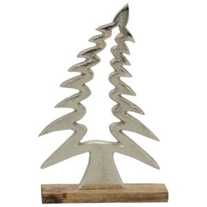 Handmade Silver Metal <b>Christmas</b> Decoration <b>Tree</b> Sculpture Modern Minimalist Table <b>Top</b> Holiday Display Ornament For Bulk Hotel - Product Image 2