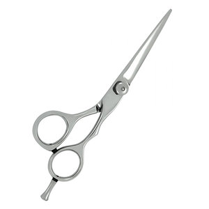 Premium German Stainless Steel Right-Handed <b>Barber</b> Scissors Silver Hair Cutting Shears Professional Sharp <b>Blade</b> Medium Scissors - Product Image 2