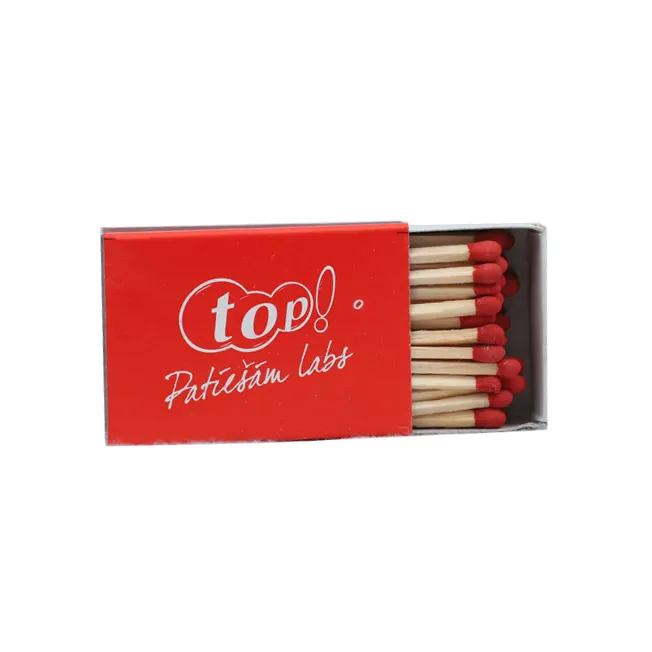 Topverkoop Indian Safety Matches Met Maat 51X35X14 Mm Gestippeld En Effen Kant Wrijving Koper Merk Verpakt In Een Poly Pack