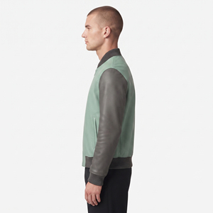 Blouson en cuir chaud d'hiver pour homme, blousons en cuir sportifs pour homme, blousons en cuir tendance pour homme - Product Image 3