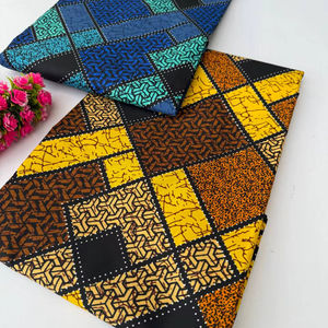 Impresión de cera Africana Accra de alta calidad y tela de algodón Ankara diseño personalizado para uniformes de ropa promocional y marca - Product Image 1