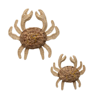 Handmade Rattan <b>Crab</b> Toy for Kids Natural Water Hyacinth Children Decor Wholesale - Product Image 2
