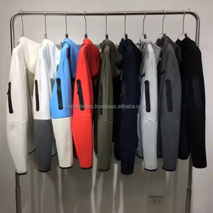 ชุดวอร์มฟุตบอลผู้ชาย Mono Riders 2024 รุ่นสั่งทำพิเศษ พร้อมซิปผ้า Tech Fleece ดีไซน์ 2 in 1 สำหรับฤดูหนาว พิมพ์ลายโลโก้ เสื้อฮู้ดสำหรับวิ่งออกกำลังกาย - Product Image 5