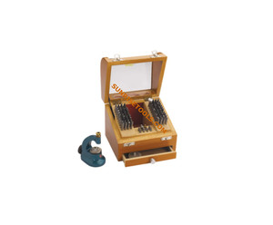Boîte à outils de bijouterie en acier inoxydable Pegwood, 24 bâtonnets de 2 mm de diamètre, jauge de mesure pour tiroir, service de fabrication de moules pour la création de bijoux DIY - Product Image 1