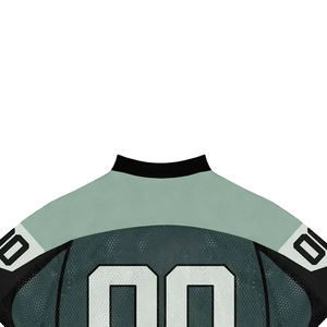 Nouveau design de vêtements de sport, club, polyester, maille tendance, designs par sublimation, crop top rétro, t-shirts, couleur unie, maillot de football américain - Product Image 5