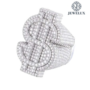 High Demnd Unisex <b>925</b> <b>Silver</b> <b>Ring</b> IGI Certified Designer Finish for Wedding Engagement Party Wear Available for Export Price - Product Image 1