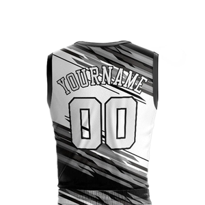 Uniformes de baloncesto personalizados de alta calidad para hombres para adultos, técnica de sublimación de equipo de escuela secundaria para la temporada de verano - Product Image 4