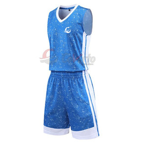 Seragam Basket Desain Unik Cepat Kering Pakaian Olahraga Seragam Basket - Product Image 2