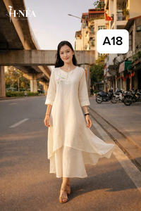 Modern Evening Party Café Work <b>Top</b> Hot Selling Premium <b>Linen</b> Office Wear 75cm Straight Chic Style From Vietnam Export - Product Image 5